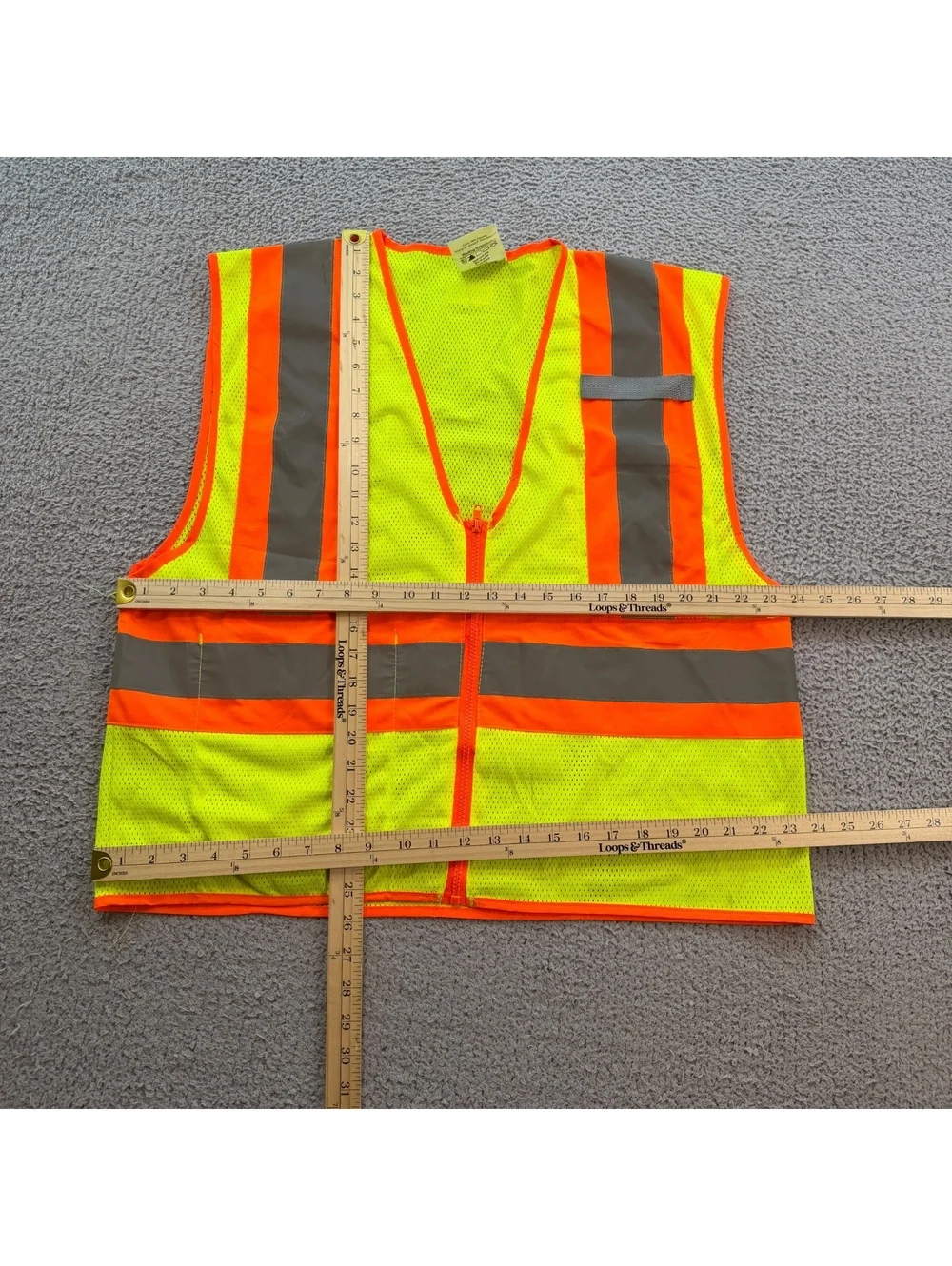 MCR Safety Luminator Class 2 Hi Vis Reflective Mesh Work Vest Medium